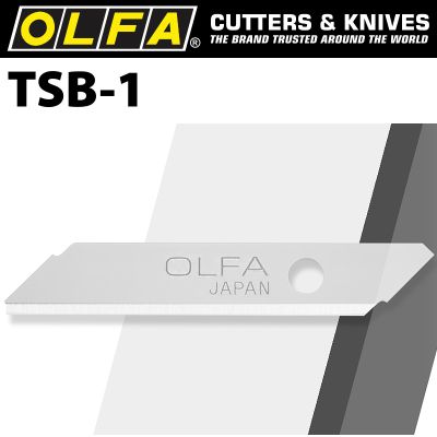 OLFA Spare Blades For Ts1 6mm openbracket5pkclosebracket
